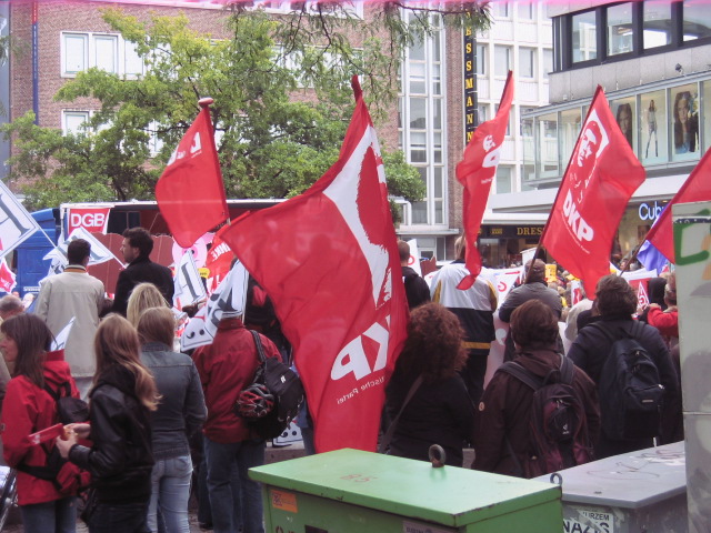Demo am 8.9. in Kiel: Gerecht geht anders - wir zahlen nicht für eure Krise!